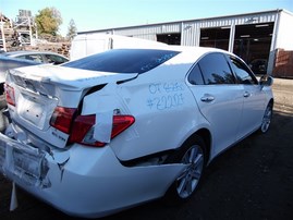 2007 Lexus ES350 White 3.5L AT #Z22127